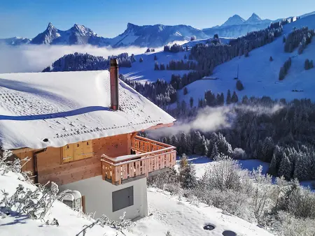 Chalet La Poya, Chalet 6 personnes à Moléson sur Gruyères - Photo 1