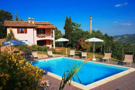 La Panoramica da Stroppa, Villa à Marche avec piscine et vue - Photo 1