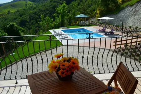 La Panoramica da Stroppa, Villa à Marche avec piscine et vue - Photo 3