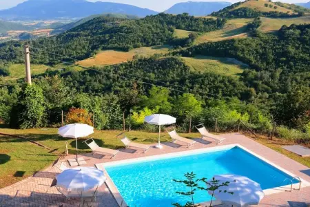 La Panoramica da Stroppa, Villa à Marche avec piscine et vue - Photo 15