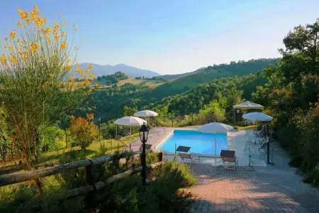 La Panoramica da Stroppa, Villa à Marche avec piscine et vue - Photo 17