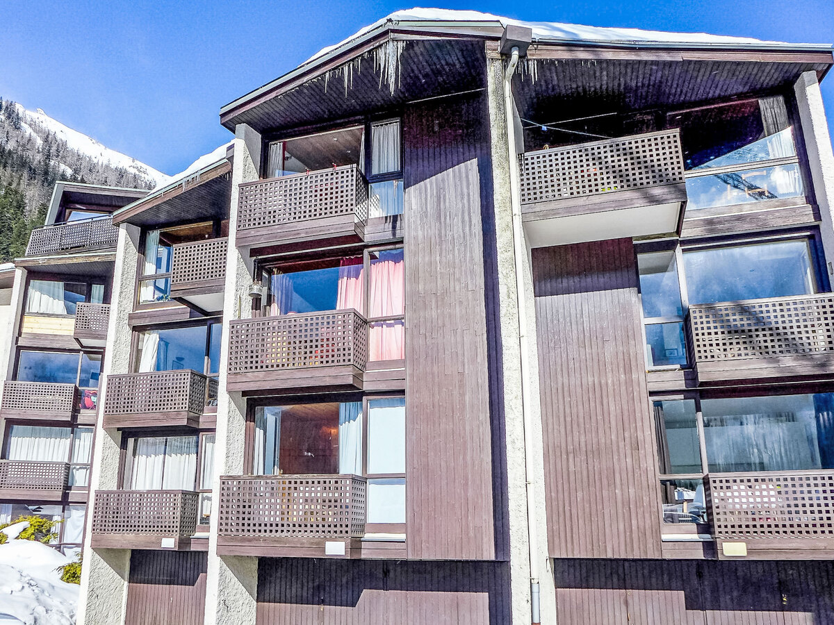 Studio 32 m² Argentière, vue montagnes et balcon sud - Photo 12