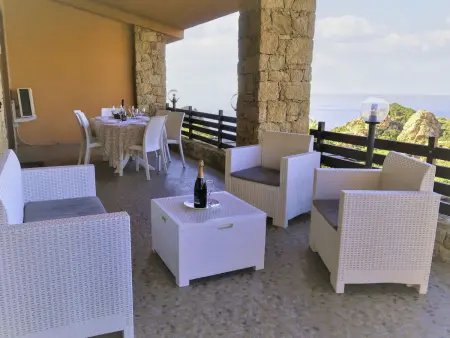 Villa Gatti à Costa Paradiso, piscine et vue mer - Photo 3