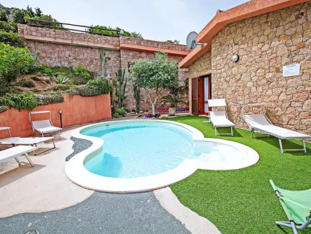 Villa Gatti à Costa Paradiso, piscine et vue mer - Photo 25