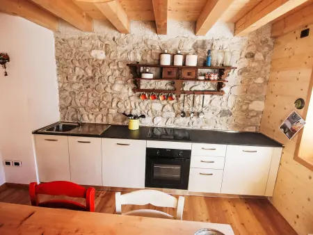 Appartement Cjasa Ustin, vue lac et montagnes à Barcis : photo 9