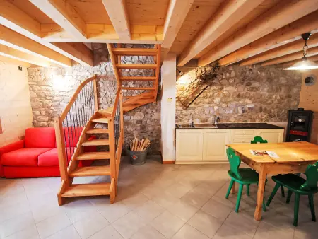 Appartement Cjasa Ustin, vue lac et montagnes à Barcis : photo 2