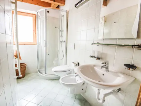 Appartement Cjasa Ustin, vue lac et montagnes à Barcis : photo 14