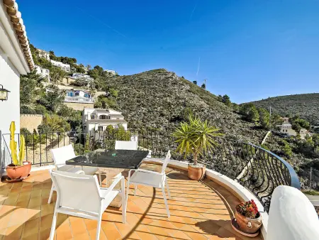 Appartement à Moraira avec vue sur la mer et piscine commune : photo 14