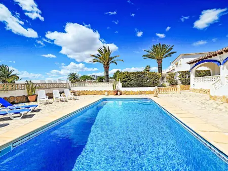 Maison La Sabatera à Moraira, vue mer et piscine privée : photo 2