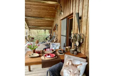 La Linotte : gîte avec spa privatif à Saint-Hubert : photo 35