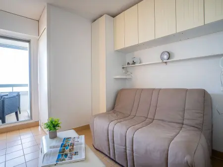 Les Trois Mâts - Apt 2 pièces vue mer à 50 m de la plage : photo 8