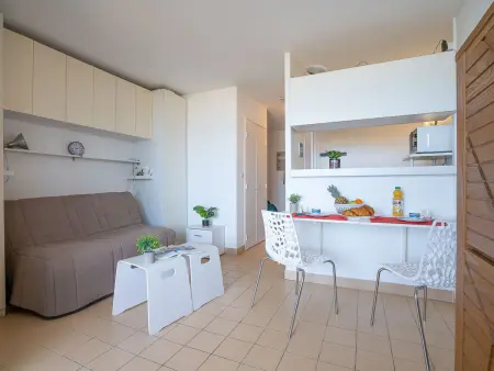 Les Trois Mâts - Apt 2 pièces vue mer à 50 m de la plage : photo 9
