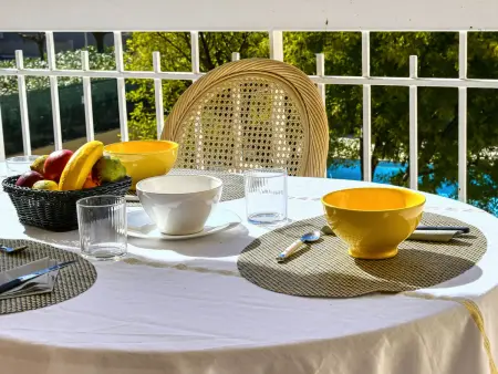 Apt 2 pièces 40 m² balcon sud vue piscine : photo 8