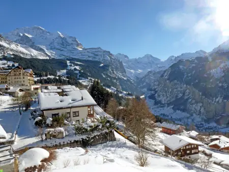 Alpina Apt. CH, Chalet 4 personnes à Wengen - Photo 18