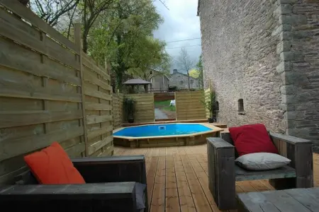 La Taupinière, ferme 1830 avec piscine chauffée : photo 7