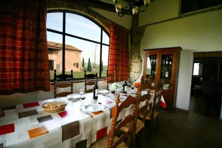 Capanna, gîte rural 6 pers. avec piscine près de Sienne : photo 4