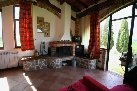 Capanna, gîte rural 6 pers. avec piscine près de Sienne : photo 13