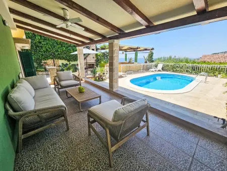 Maison Carmen, 90 m de la mer, piscine chauffée : photo 12