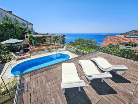Maison Carmen, 90 m de la mer, piscine chauffée : photo 32