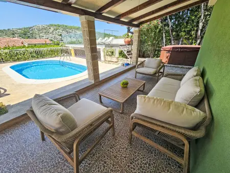 Maison Carmen, 90 m de la mer, piscine chauffée : photo 33