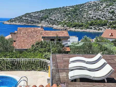 Maison Carmen, 90 m de la mer, piscine chauffée : photo 36