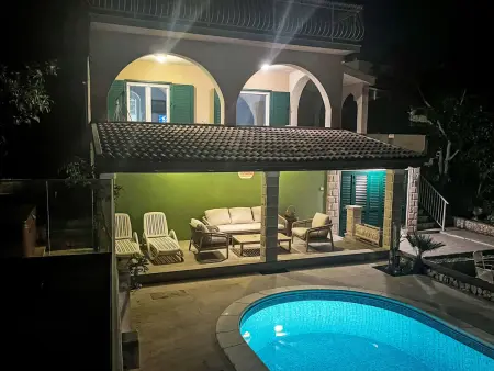 Maison Carmen, 90 m de la mer, piscine chauffée : photo 39
