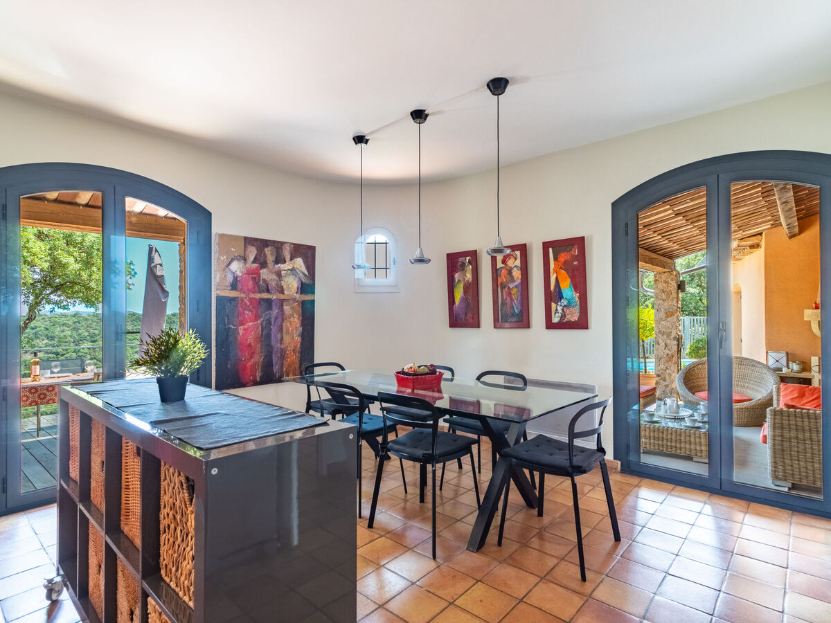 Le Pas de Courtin, villa 6 pers. avec piscine à Bormes - Photo 9