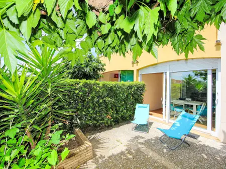 Apt 2 pièces terrasse 20m² à 150m de la plage