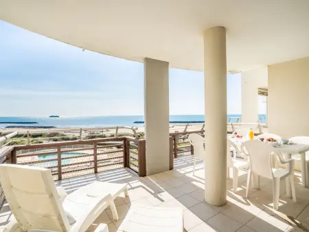Appartement 3 pièces vue mer, terrasse 20 m², Cap d'Agde : photo 2