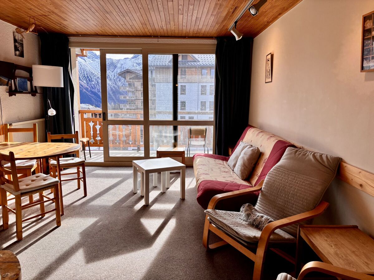 Studio 40 m² aux Deux Alpes, balcon sud vue montagne - Photo 1
