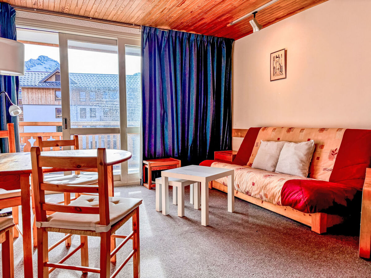 Studio 40 m² aux Deux Alpes, balcon sud vue montagne - Photo 2