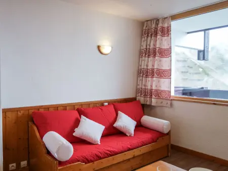 Studio 25 m² Tignes vue lac et montagnes