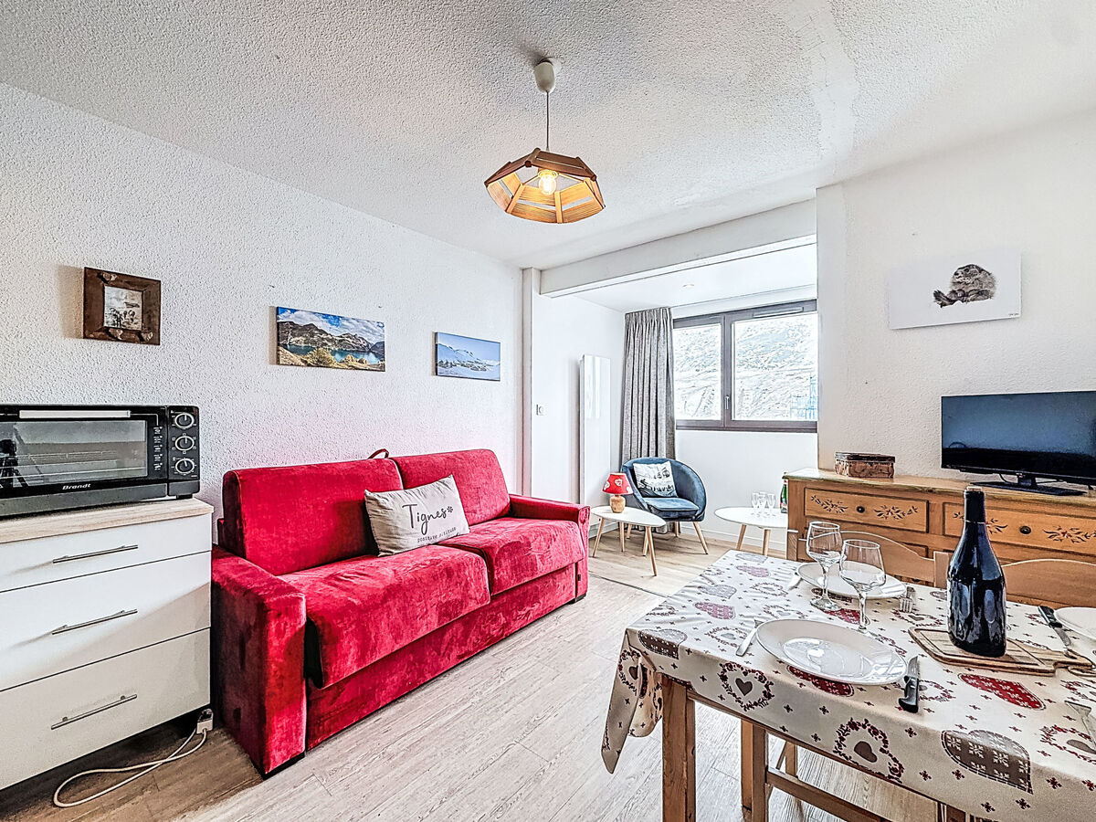 Studio 28 m² Tignes, vue montagne et pistes - Photo 2