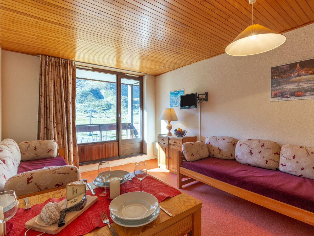 Studio 27 m² Tignes, balcon sud vue panoramique pistes - Photo 1