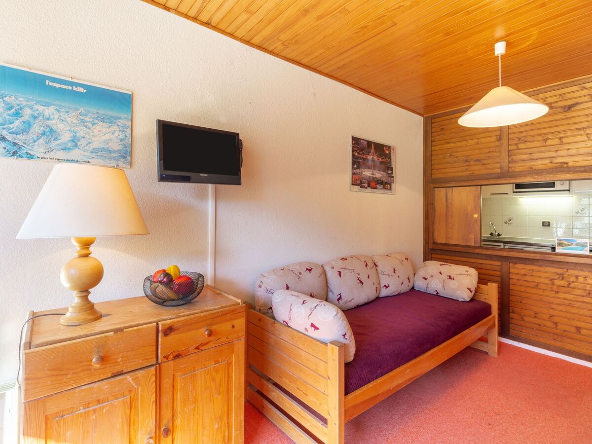 Studio 27 m² Tignes, balcon sud vue panoramique pistes - Photo 11