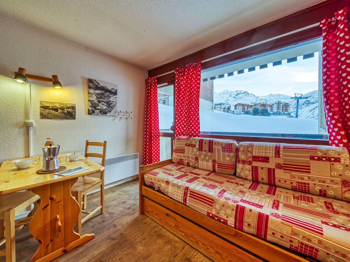 Studio 18 m² aux Ménuires, balcon sud, 200 m des pistes - Photo 8