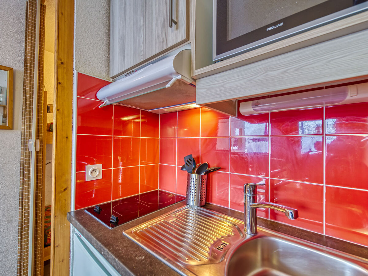 Studio 18 m² aux Ménuires, balcon sud, 200 m des pistes - Photo 14