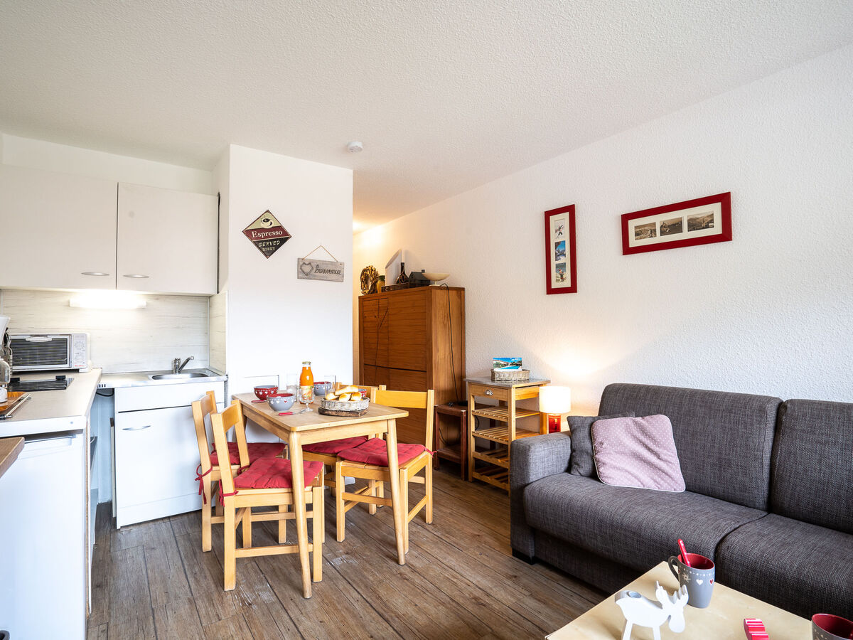 Studio 24m² aux Ménuires, balcon sud à 200m des pistes - Photo 7