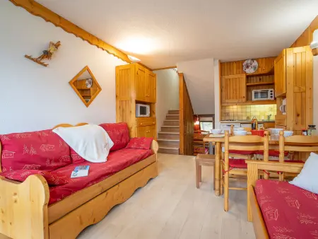 Appartement aux Ménuires, vue sur les montagnes et les pistes : photo 6