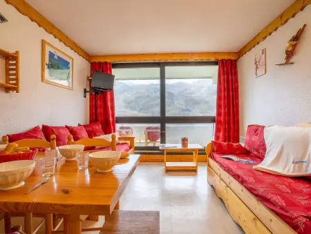 Appartement aux Ménuires, vue sur les montagnes et les pistes : photo 7