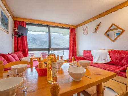 Appartement aux Ménuires, vue sur les montagnes et les pistes : photo 8