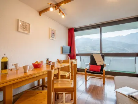 Appartement Les Ménuires, vue sur les pistes et balcon sud : photo 7