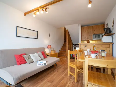 Appartement Les Ménuires, vue sur les pistes et balcon sud : photo 10
