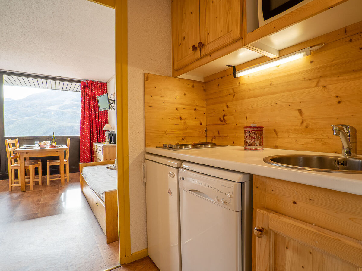 Studio Pelvoux 102 aux Ménuires, vue montagne - Photo 11