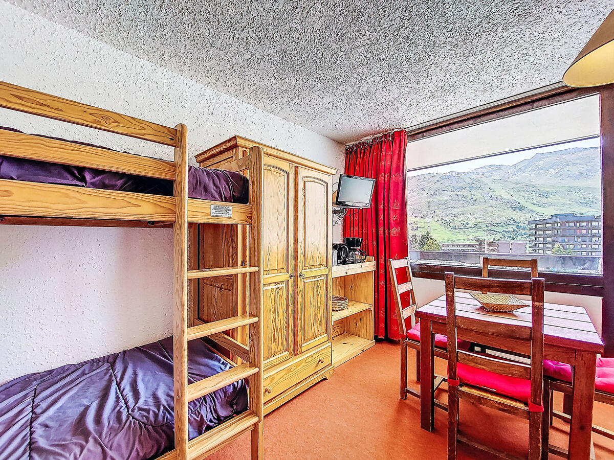 Studio 20 m² Aravis 101 aux Ménuires, pistes à 20 m - Photo 2