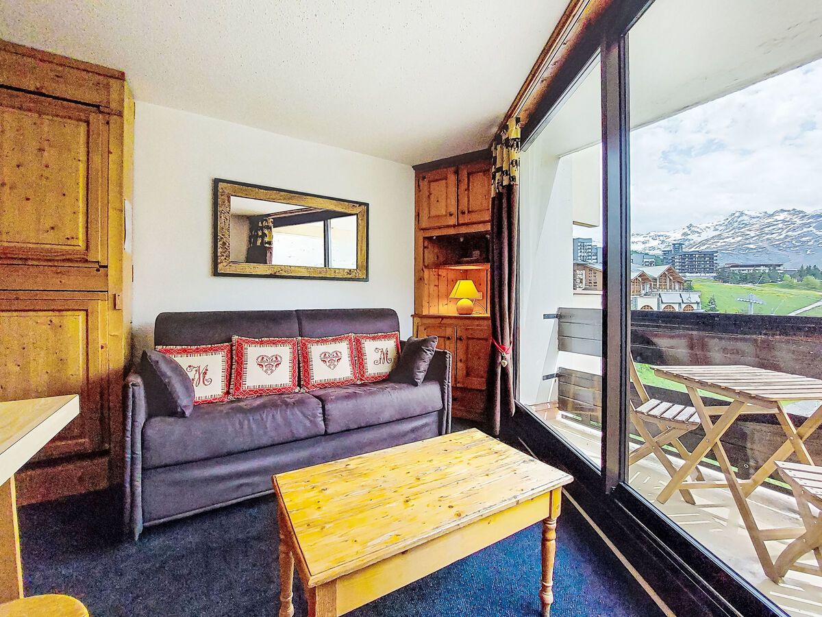 Studio 22m² aux Ménuires, 12e étage, vue montagne - Photo 1