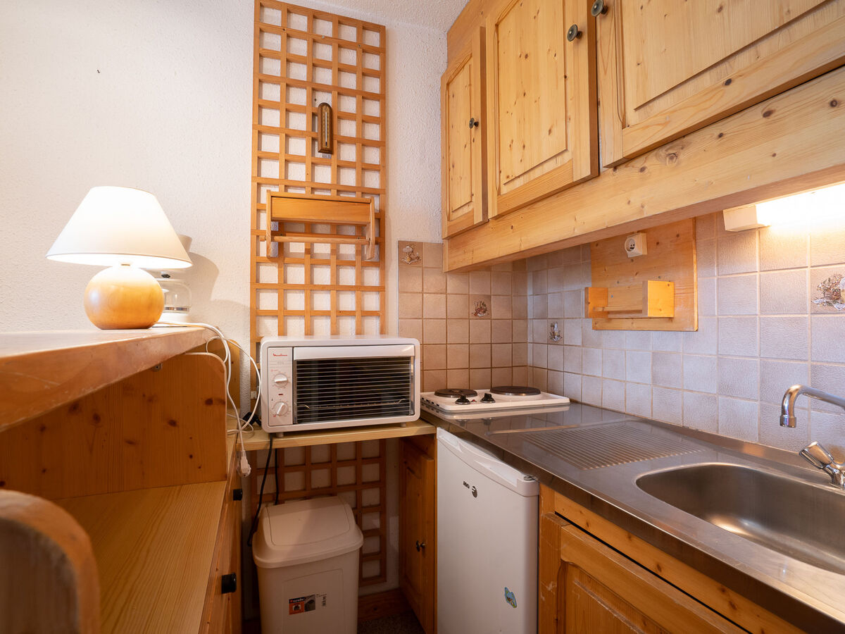Studio 22m² aux Ménuires, 12e étage, vue montagne - Photo 2