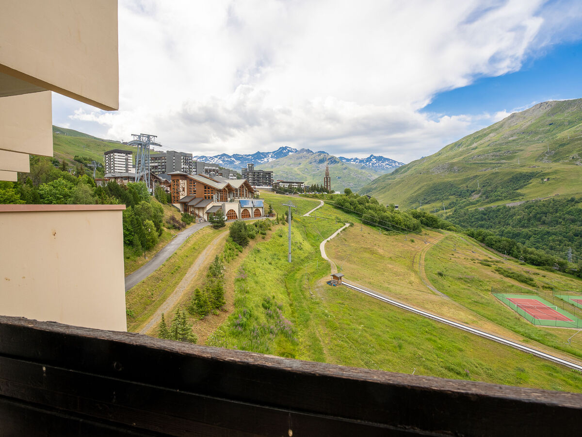 Studio 22m² aux Ménuires, 12e étage, vue montagne - Photo 6