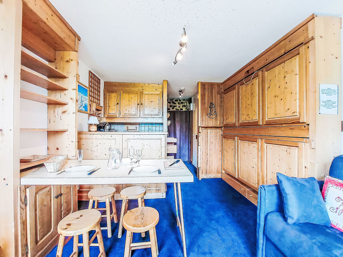 Studio 22m² aux Ménuires, 12e étage, vue montagne - Photo 14