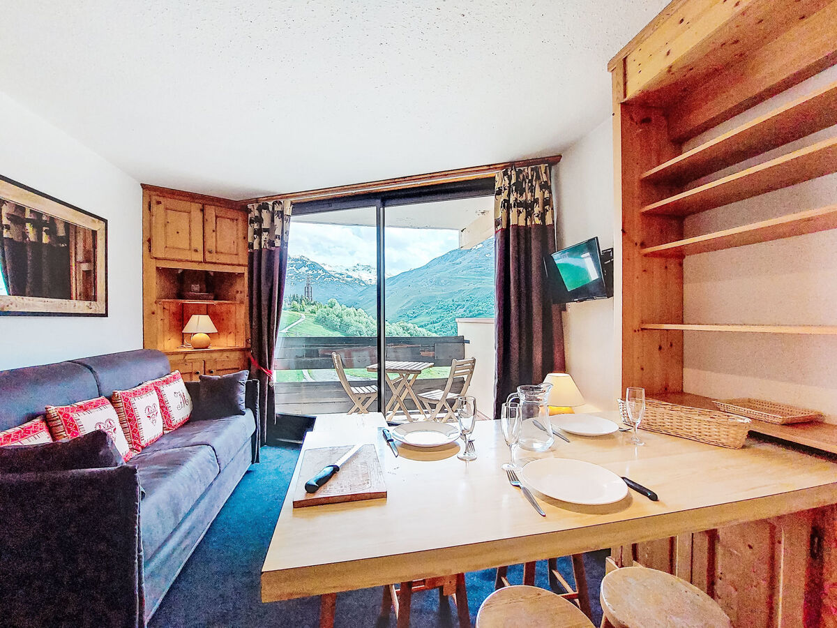 Studio 22m² aux Ménuires, 12e étage, vue montagne - Photo 16